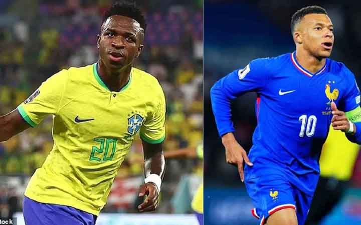 আন্তর্জাতিক প্রীতি ম্যাচে ব্রাজিলকে হারাল ফ্রান্স