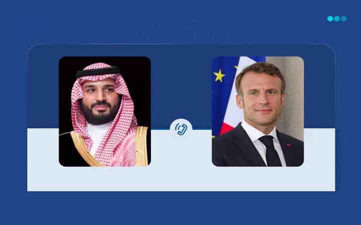 যুদ্ধবিরতি পরবর্তী পরিস্থিতি নিয়ে ফরাসি প্রেসিডেন্ট ও সৌদি যুবরাজের ফোনালাপ