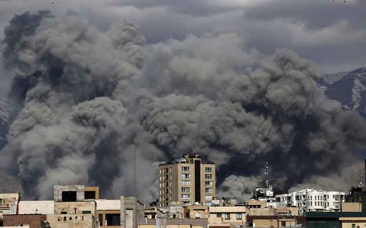 যুদ্ধকালে যুক্তরাষ্ট্র-ইসরায়েলি হামলায় ইরানে নিহত ৩,৪৬৮