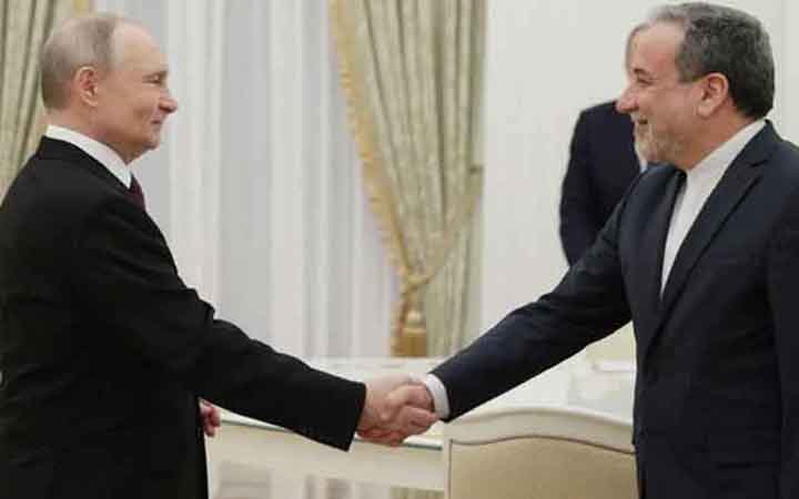 রাশিয়ার প্রেসিডেন্ট পুতিনের সঙ্গে বৈঠকে বসছেন ইরানের পররাষ্ট্রমন্ত্রী