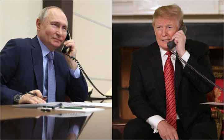 পুতিন ও ট্রাম্পের দেড় ঘণ্টার ফোনালাপে যুদ্ধবিরতি নিয়ে আলোচনা