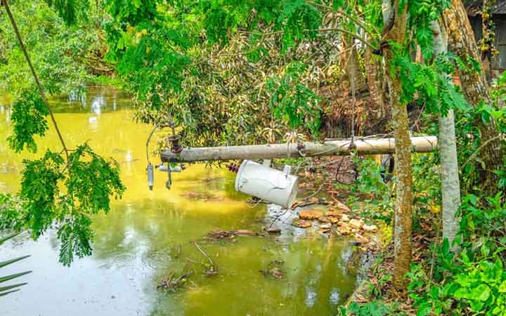 কালবৈশাখীর তাণ্ডবে কুমিল্লার লালমাইয়ে বিদ্যুৎ বিপর্যয়