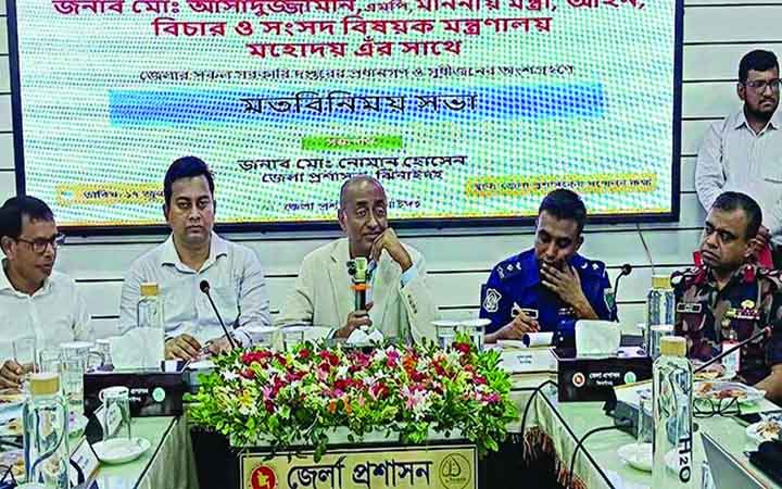 ধর্ষক-মাদকের পক্ষে তদবির করলে হাজতে পাঠানো হবে : আইনমন্ত্রী