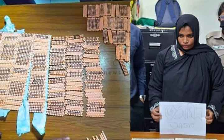 বিমানবন্দরে ৯ হাজার ৮২৫ পিস ইয়াবাসহ নারী আটক