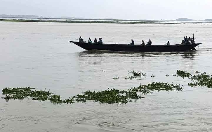 কুড়িগ্রামে বন্যার শঙ্কা, বাড়ছে নদীর পানি
