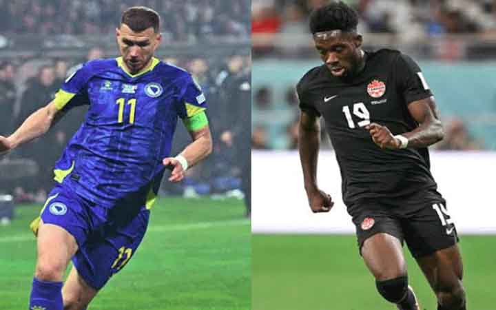 শেষ ষোলোর লড়াইয়ে বসনিয়া ও যুক্তরাষ্ট্রের শুরুর একাদশ