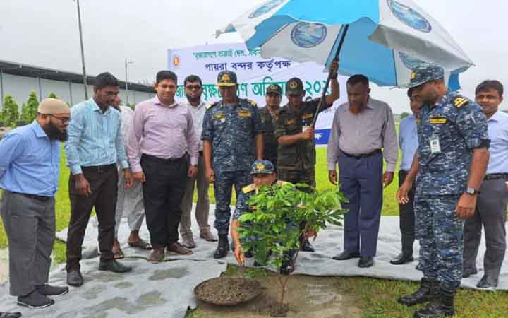 পায়রা বন্দরে ৩০ হাজার বৃক্ষরোপণ কর্মসূচির উদ্বোধন
