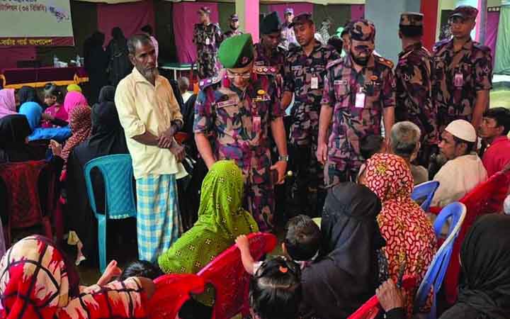 ঘুমধুম সীমান্তে চিকিৎসাসেবায় বিজিবি, উপকৃত ৬০০ অসহায় মানুষ