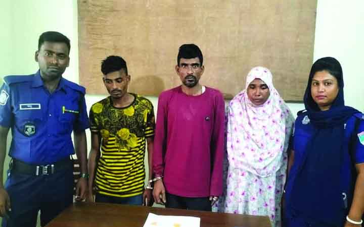 ঝিনাইদহে ইয়াবাসহ স্বামী-স্ত্রী আটক