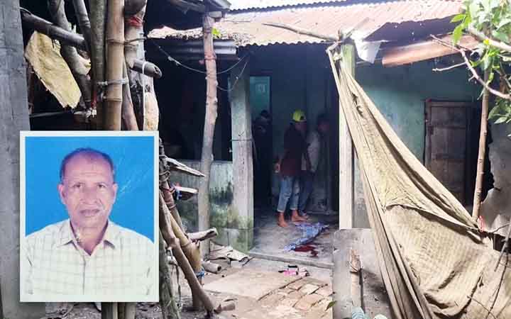 ছুরিকাঘাতে বাবাকে হত্যার অভিযোগ, ছেলে পলাতক