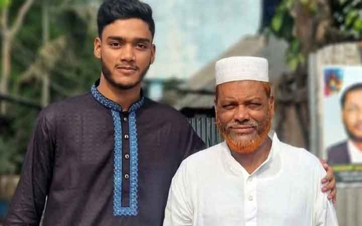ছাত্রলীগ নেতা ছেলেকে থানায় দেখতে গিয়ে বাবা গ্রেপ্তার