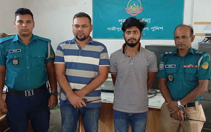 গাজীপুরে স্ত্রী হত্যা মামলায় যুবক গ্রেফতার