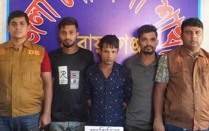 সিদ্ধিরগঞ্জে ৩২ লাখ টাকার মাদকসহ ৪ মাদক কারবারি গ্রেফতার