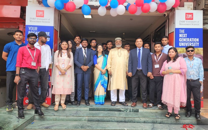 জেডএনআরএফ বিশ্ববিদ্যালয়ে ভর্তি মেলার উদ্বোধন