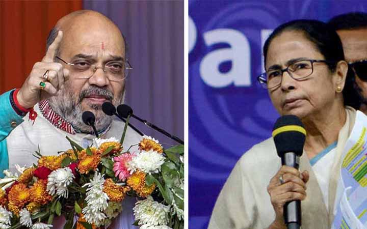মমতা-অমিত শাহ’র বাকযুদ্ধ নির্বাচনী প্রচারণায়