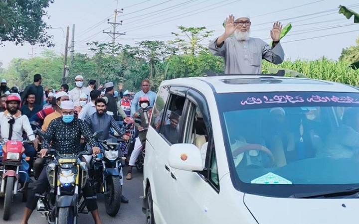 সাতক্ষীরায় জামায়াতের মোটরসাইকেল শোভাযাত্রায় মানুষের ঢল