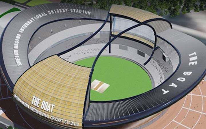 শেখ হাসিনা স্টেডিয়ামের উইকেট হবে দেশের মাটির