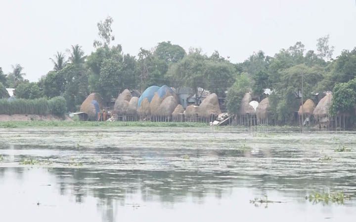 সিরাজগঞ্জে বাড়ছে যমুনা নদীর পানি, চরাঞ্চল প্লাবিত