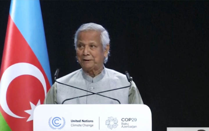 জলবায়ু পরিবর্তনের কারণে সভ্যতা হুমকির মুখে: ড. মুহাম্মদ ইউনূস