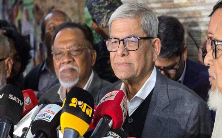 ইসি পক্ষপাতমূলক আচরণ করছে : মির্জা ফখরুল