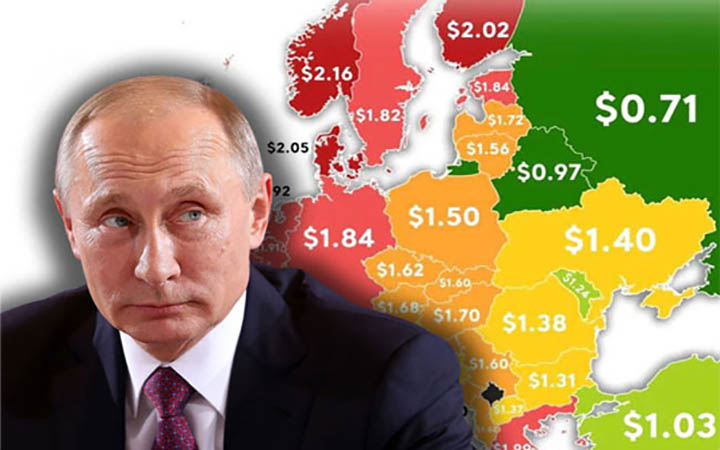 রাশিয়ার নতুন মানচিত্রে ক্রিমিয়াসহ ইউক্রেনের ৪ অংশ