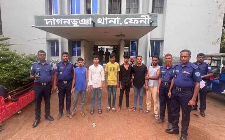 দাগনভূঁঞায় স্বামীকে জিম্মি করে স্ত্রীকে ধর্ষণচেষ্টা, গ্রেফতার ৬