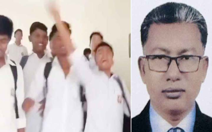 হাসিনার পক্ষে স্কুলে স্লোগান, প্রধান শিক্ষককে শোকজ