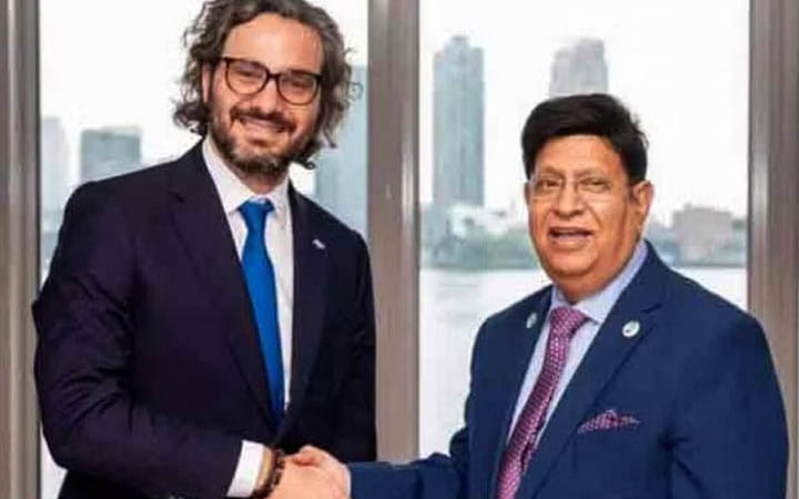 আর্জেন্টিনার পররাষ্ট্রমন্ত্রী সোমবার ঢাকা আসছেন