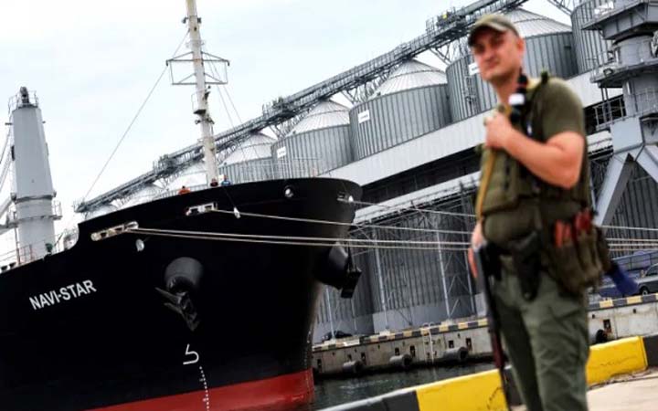 ইউক্রেনের শস্যবাহী প্রথম জাহাজ সোমবার বন্দর ছাড়বে : তুরস্ক