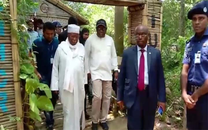 ওআইসি মহাসচিবের রোহিঙ্গা ক্যাম্প পরিদর্শন