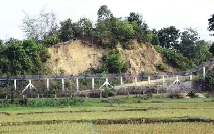 নাইক্ষ্যংছড়ি সীমান্তে মাইন বিস্ফোরণে বাংলাদেশি যুবক আহত