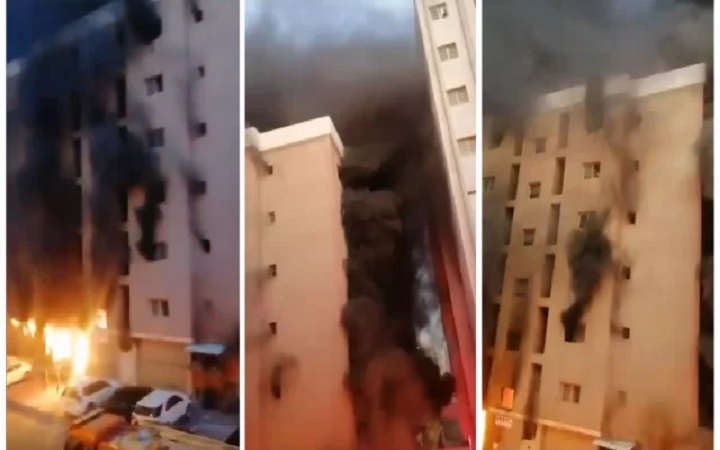 কুয়েতে শ্রমিকদের ভবনে অগ্নিকাণ্ডে নিহত বেড়ে ৪৯