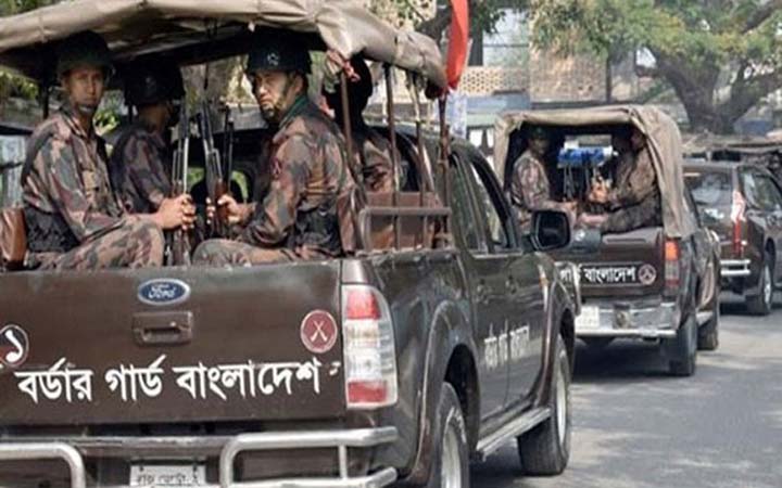 রাজধানীতে বিজিবি মোতায়েন