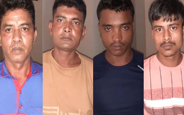 গাজীপুরে ডাকাতির প্রস্তুতিকালে ৪ ডাকাত গ্রেফতার