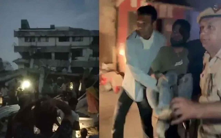 দিল্লিতে পাঁচতলা ভবন ধসে অন্তত ৯ জনের মৃত্যু
