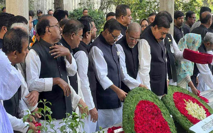 জেলহত্যা দিবসে আ. লীগের শ্রদ্ধা