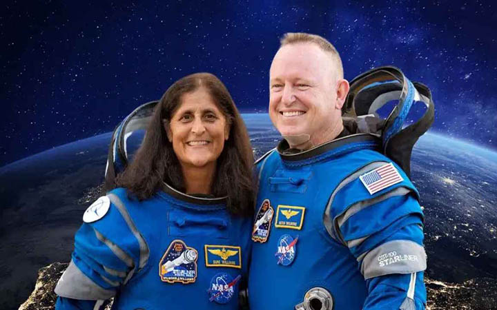 মহাকাশ থেকে ফিরছেন আটকে পড়া দুই নভোচারী