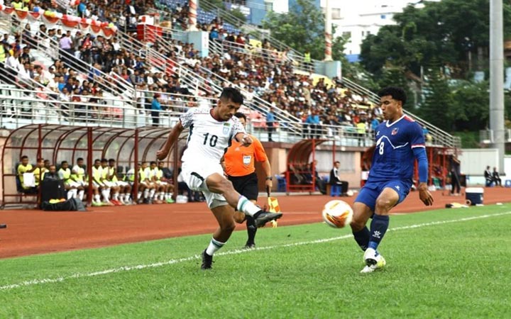 নেপালের সঙ্গে ড্র করলো বাংলাদেশ