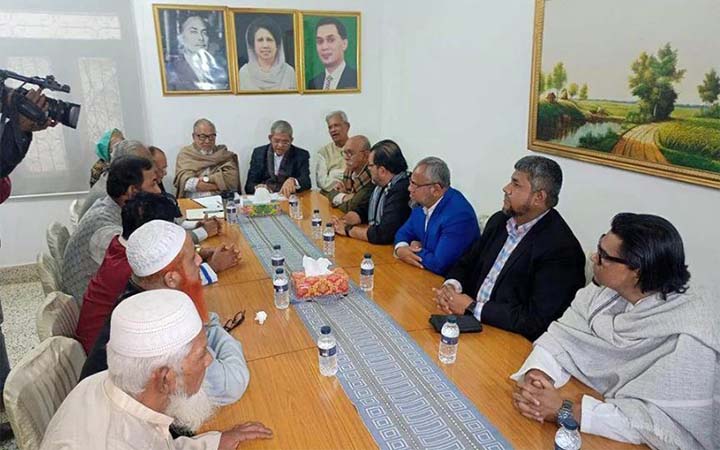 ১২ দলীয় জোটের সাথে বিএনপির বৈঠক