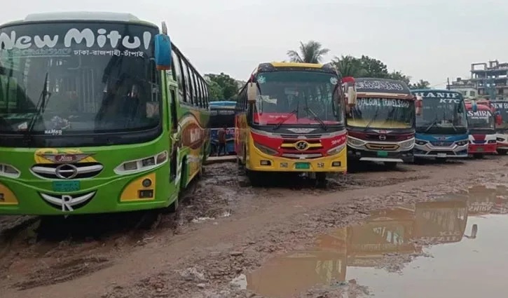 চাঁপাই-রাজশাহী-নাটোর থেকে ফের দূরপাল্লার বাস চলাচল বন্ধ