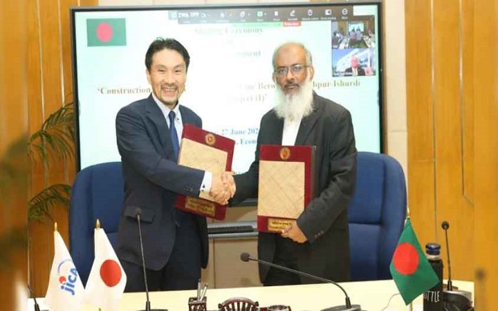 জাপানের সঙ্গে বাংলাদেশের ৬৩০ মিলিয়ন ডলারের ঋণচুক্তি সই