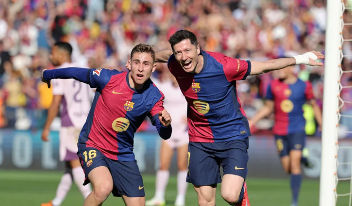 দারুণ জয়ে ব্যবধান বাড়ালো বার্সেলোনা