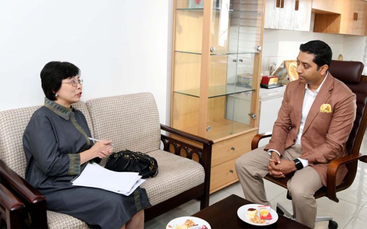 প্রাথমিক ও গণশিক্ষা প্রতিমন্ত্রীর সাথে থাইল্যান্ডের রাষ্ট্রদূতের সাক্ষাৎ