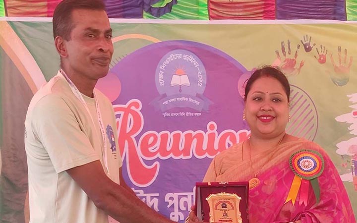 বোরহানউদ্দিনে প্রাক্তন শিক্ষার্থী‌দের ঈদ পুন‌র্মিলনী