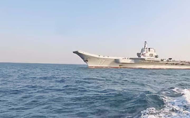 তাইওয়ান ঘিরে চীনের সামরিক মহড়া