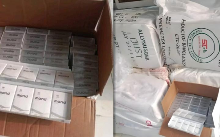 বান্দরবানে ১৪ লাখ টাকার বিদেশি সিগারেট জব্দ, আটক ১