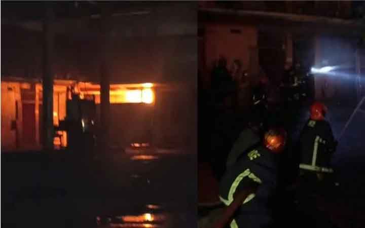 কুমিল্লায় সিএনজি পাম্পের ক্যাসকেড রুমে আগুন