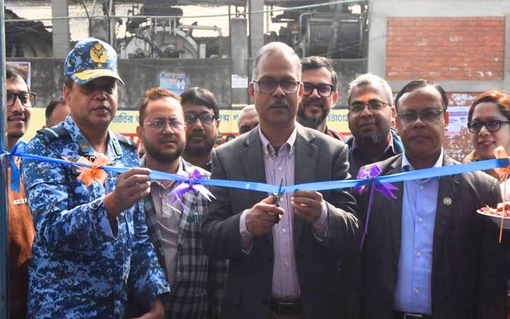 গোলাপবাগে ডিএসসিসির ওয়াশ স্থাপনা উদ্বোধন