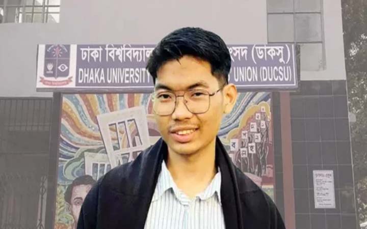 ডাকসু নেতা সর্বমিত্র চাকমাকে আইনি নোটিশ