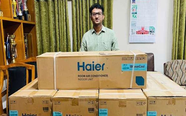 ঢাবিতে ছাত্রদল নেতার উদ্যোগে হলের পাঠাগারে এসি স্থাপন